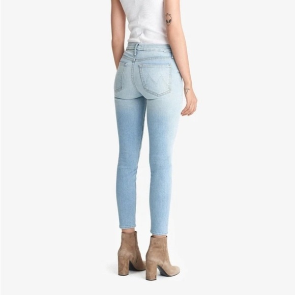 MOTHER sz 27 The Looker When in Rome Light Wash Skinny Jeans great condition - Picture 11 of 12